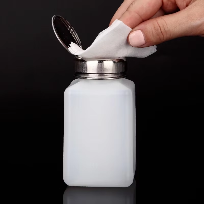 Gel Refill Pack - 200ML Tragbare Nachfüllbare Alkohol-Pumpflasche für UV-Gel