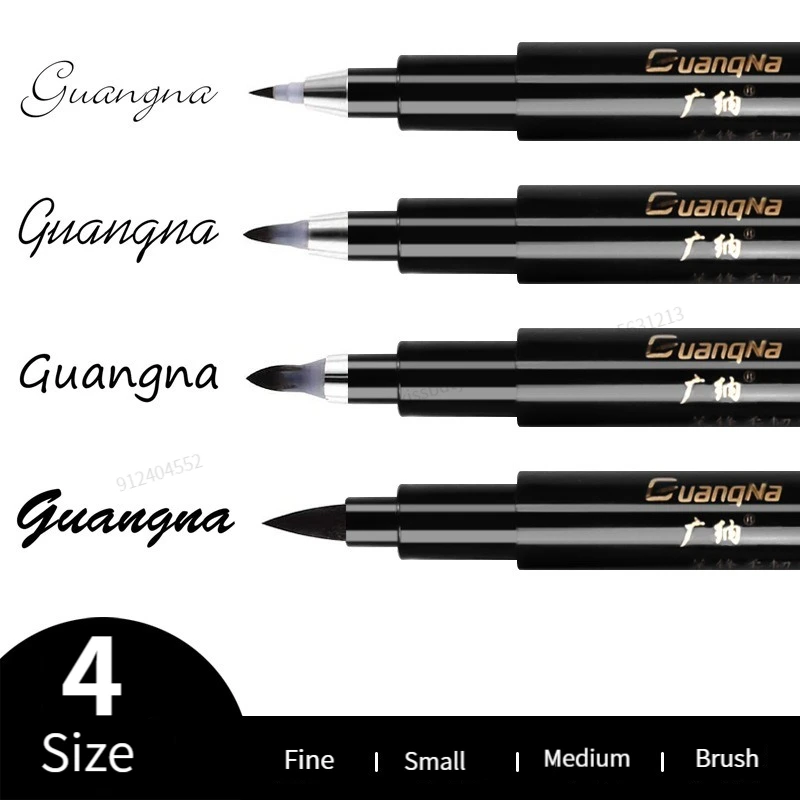 Copic Marker Sketch - 4 Teile/satz Kalligraphie Stift Hand Schriftzug
