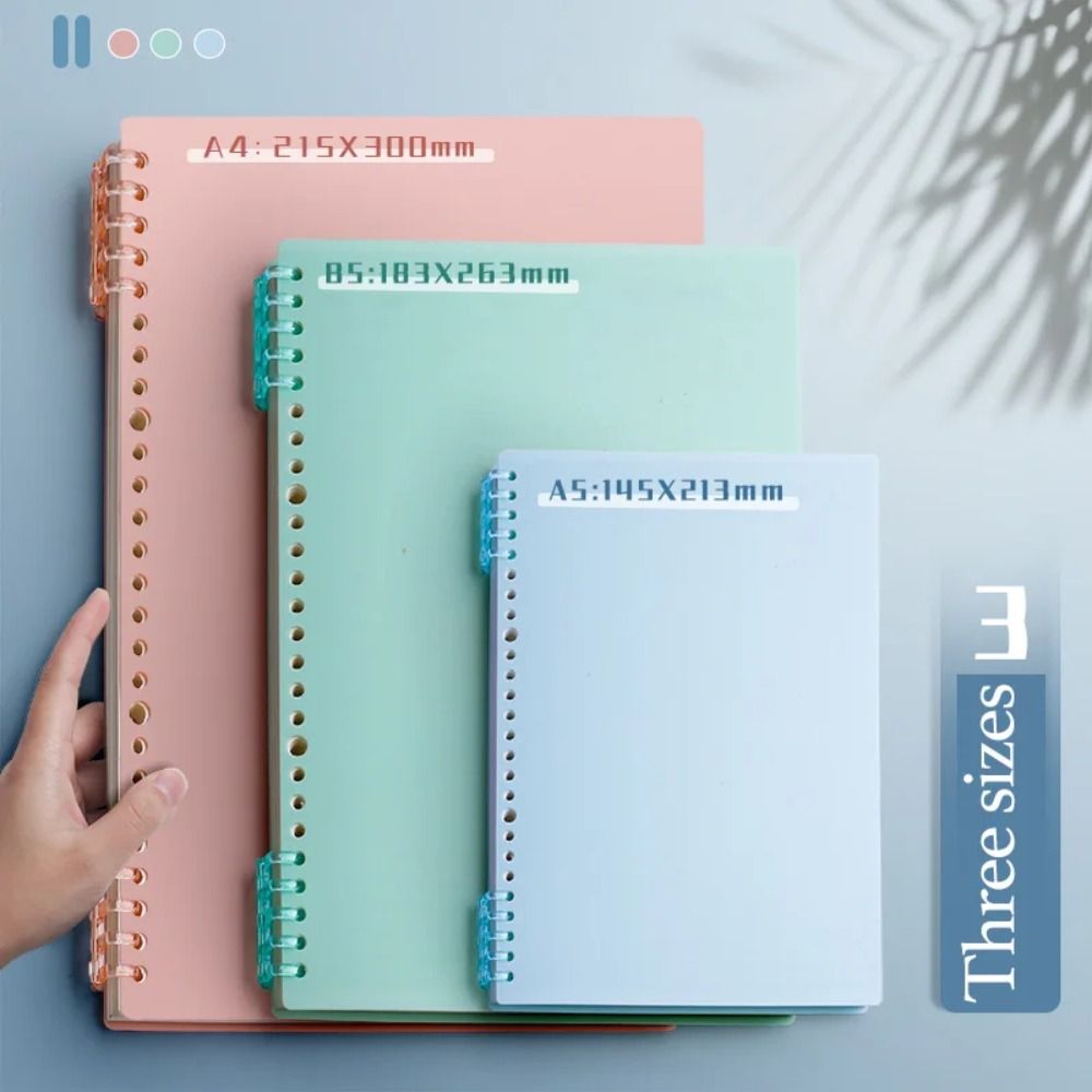 Binder A4 Lever - Neue PP Lose-blatt Buch Abdeckung A4