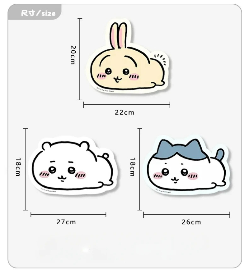Chiikawa Cartoon Jiyi Usagi Ha – Leather Desk Pad Bewertung und Preis