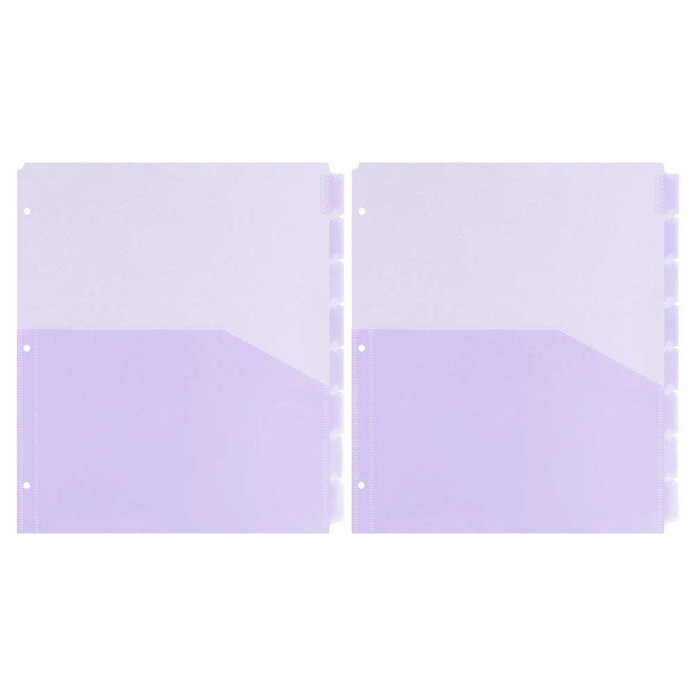 2 Sets A4 PP-Kunststoff-Trennb – Tab Divider A4 Bewertung und Preis