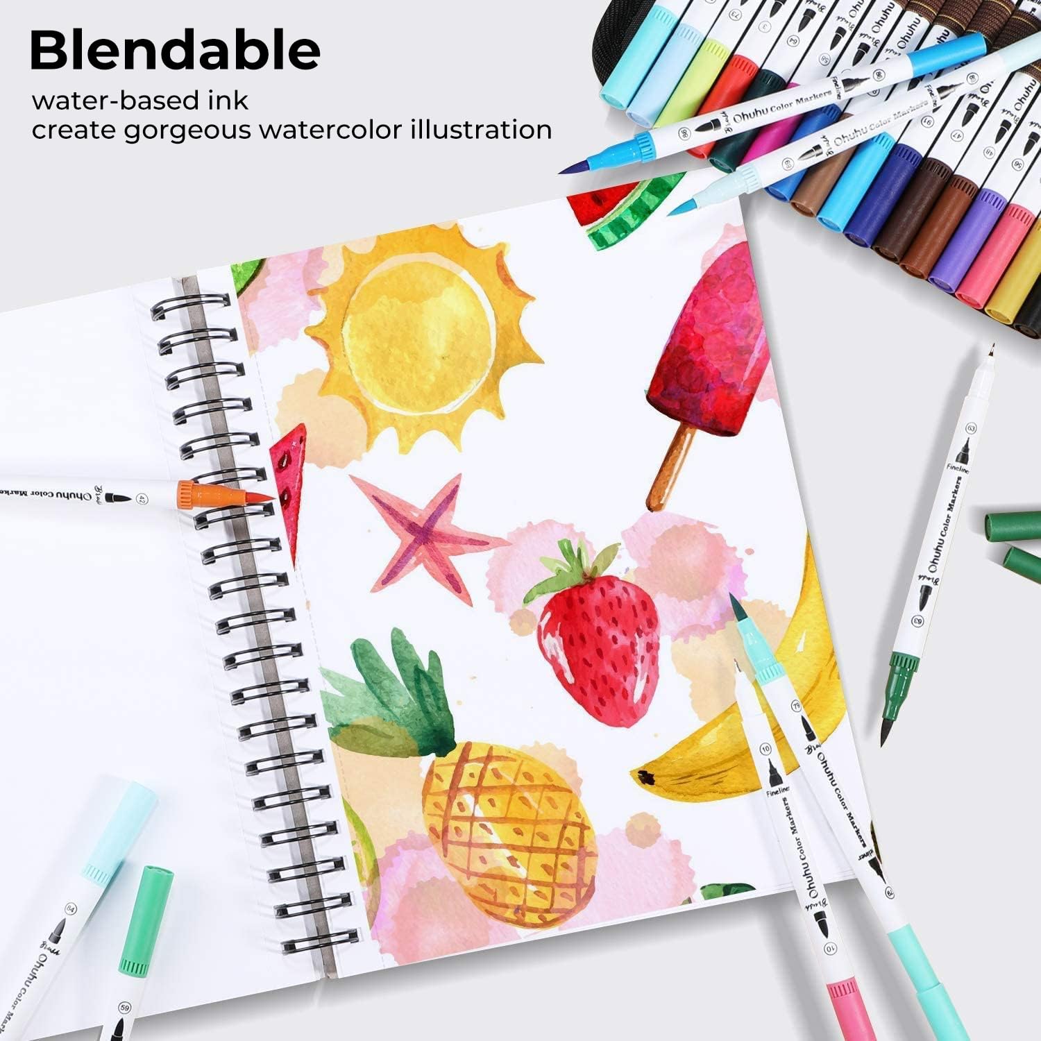 Ohuhu Art Markers Dual Tips Li – Copic Marker Sketch Bewertung und Preis