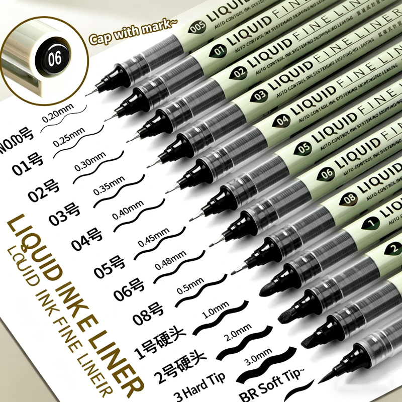 12er-Pack Schwarze Fineliner Z – Correction Pen Fine Bewertung und Preis