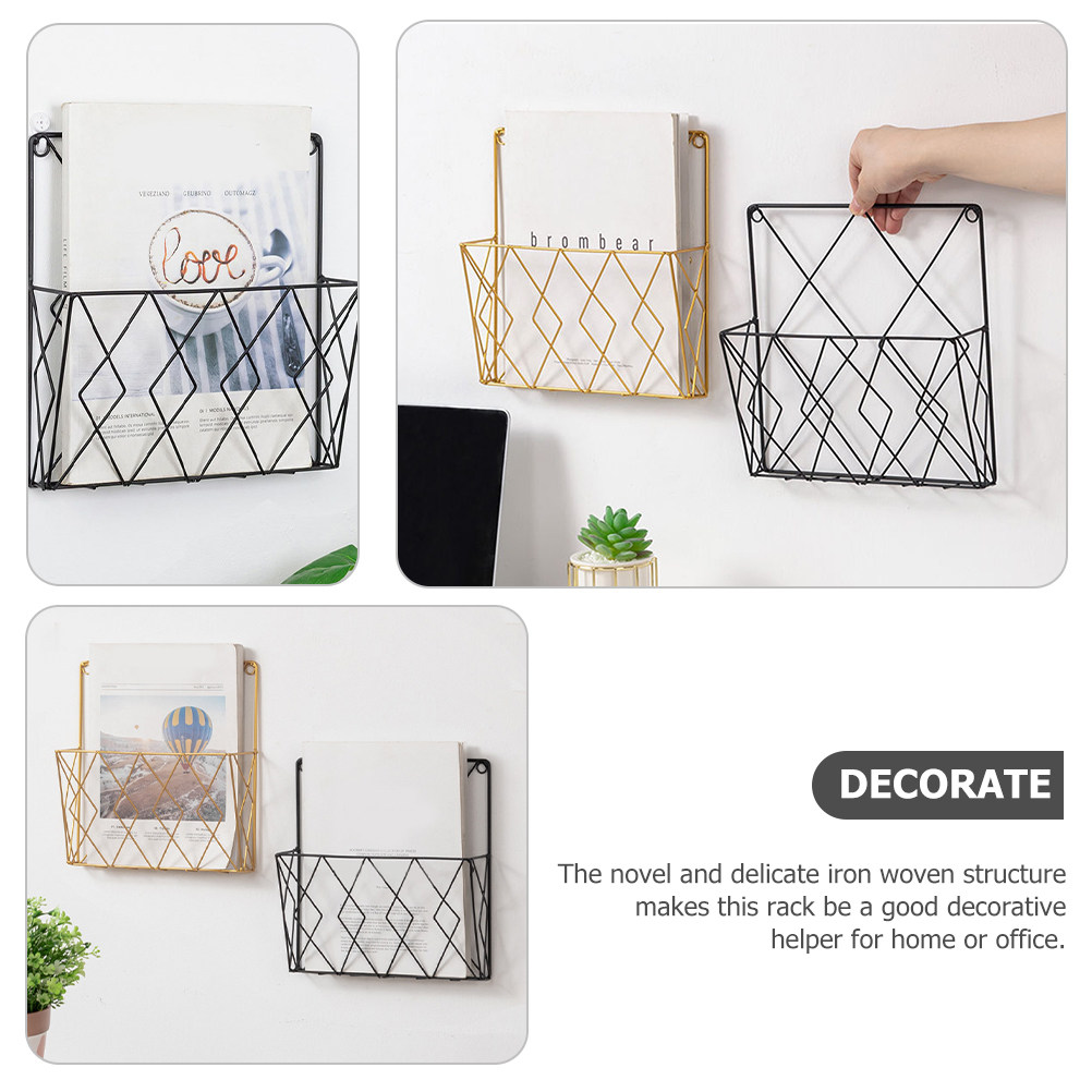 2 Stück Premium Metall-Wand-Ak – Magazine Holder Rack Bewertung und Preis