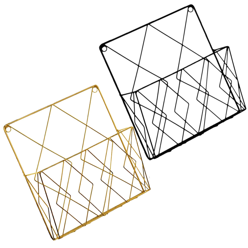 2 Stück Premium Metall-Wand-Ak – Magazine Holder Rack Bewertung und Preis