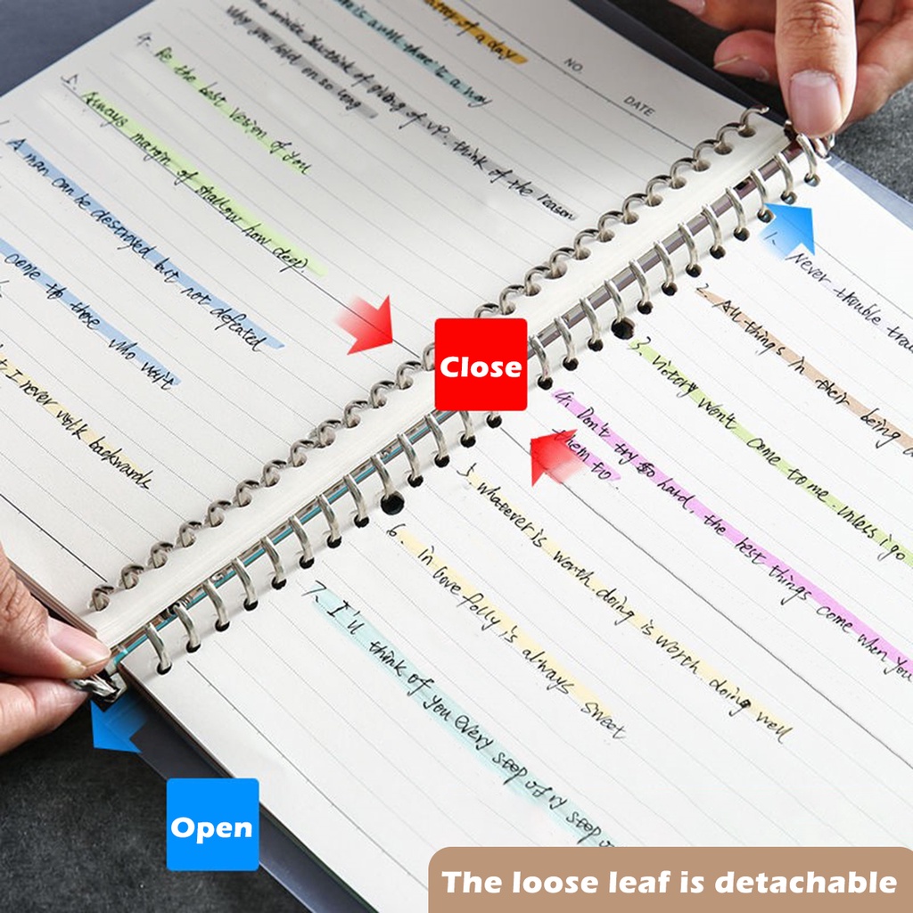 A5/B5/A4 Binder-Notizbücher, l – Binder A4 Lever Bewertung und Preis