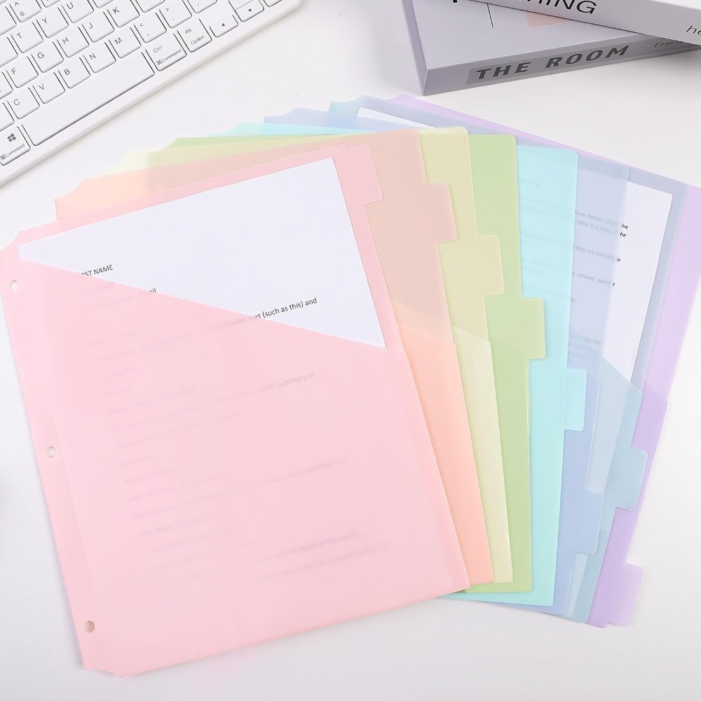 8 Stück A4 Pastellfarbene Ordn – Tab Divider A4 Bewertung und Preis
