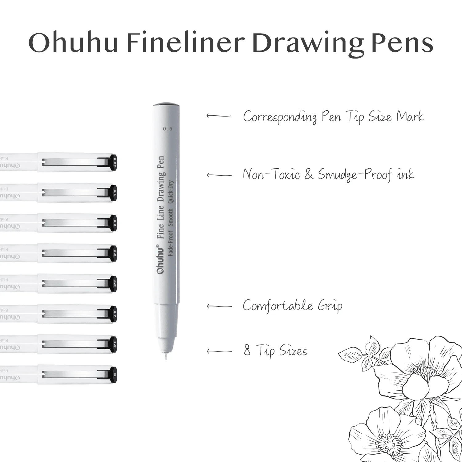 Ohuhu Micro Pen Fineliner Zeic – Correction Pen Fine Bewertung und Preis