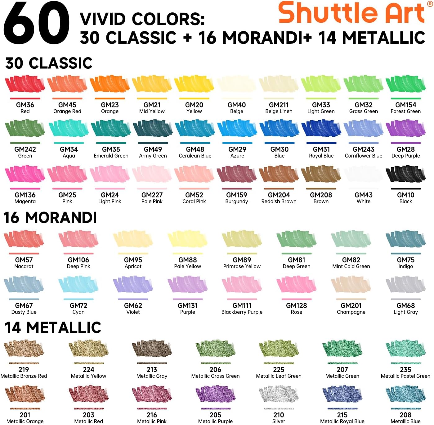 Shuttle Art 60 Farben Doppelsp – Correction Pen Fine Bewertung und Preis