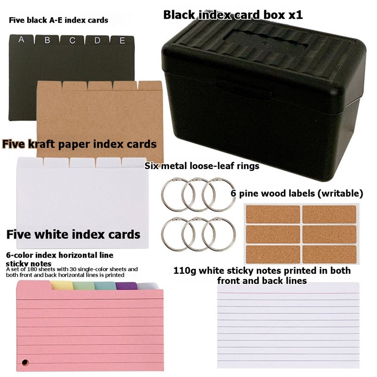 828 Mega Sale 3x 5 Registerkar – Card Index Box Bewertung und Preis